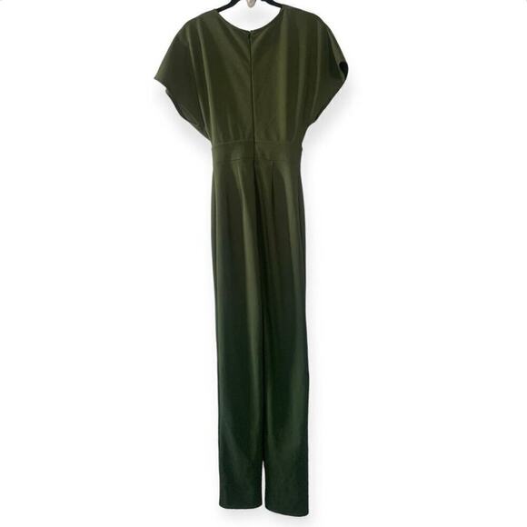 DACHAE Kimono Style Belted Green Wide-Leg Jumpsuit Size XS - Picture 2 of 7